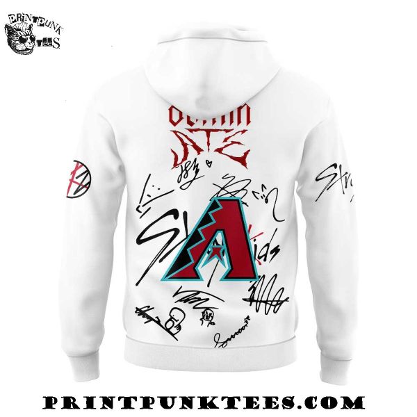 Arizona Diamondbacks x ATE Domin World Tour Stray Kids 2025 Signature Hoodie