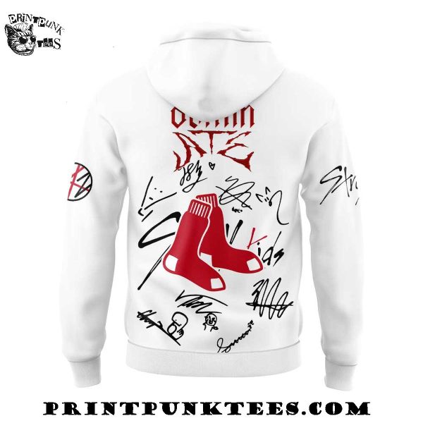Boston Red Sox x ATE Domin World Tour Stray Kids 2025 Signature Hoodie
