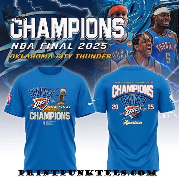 Champions NBA Finals 2025 Oklahoma City Thunder Limited Edition Hoodie