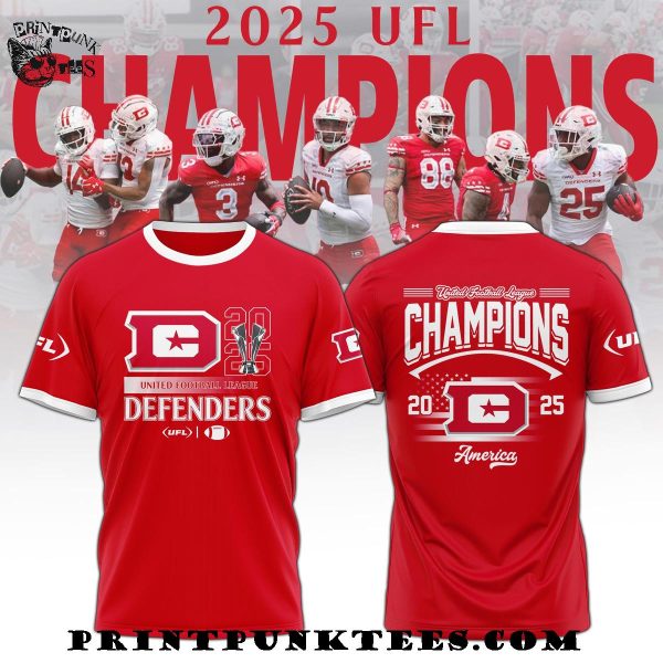 DC Defenders United Football League Champions 2025 Hoodie