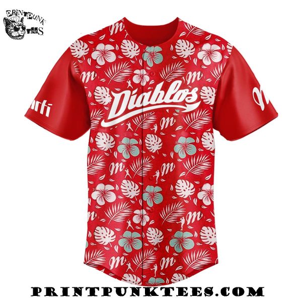 Diablos Rojos del Mexico 17 Diablos Campeon Happy Father’s Day 2025 Baseball Jersey