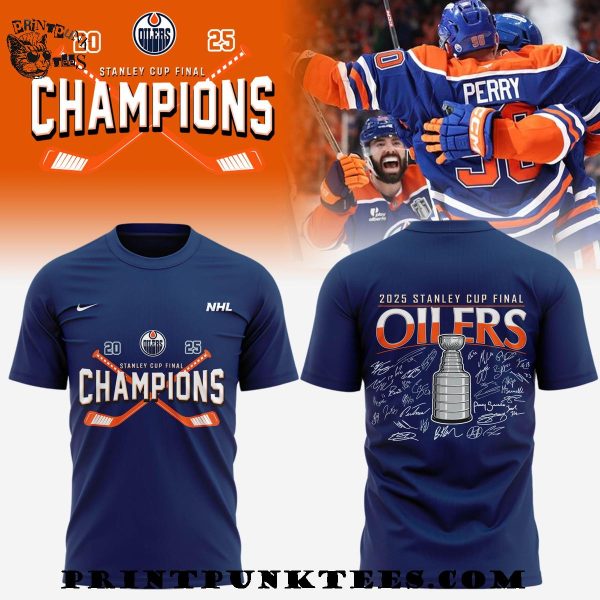 Edmonton Oilers Stanley Cup Finals Champions 2025 Hoodie