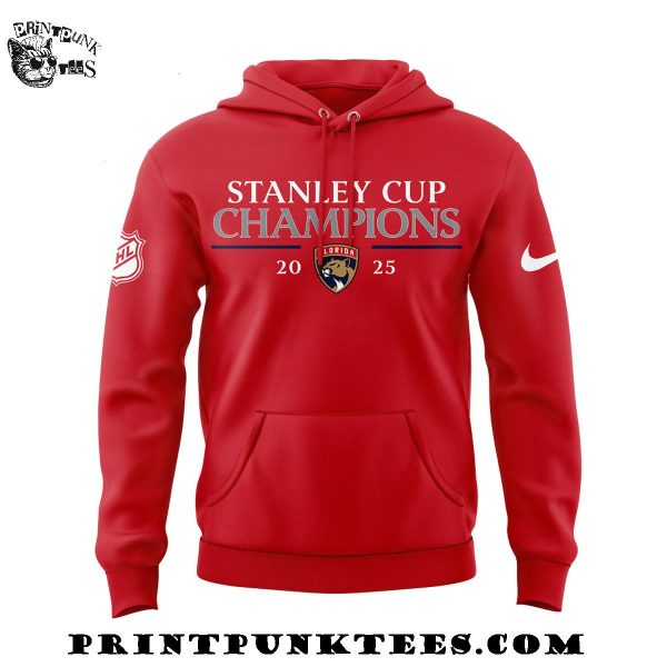 Florida Panthers Back to Back 2025 Stanley Cup Champions Hoodie