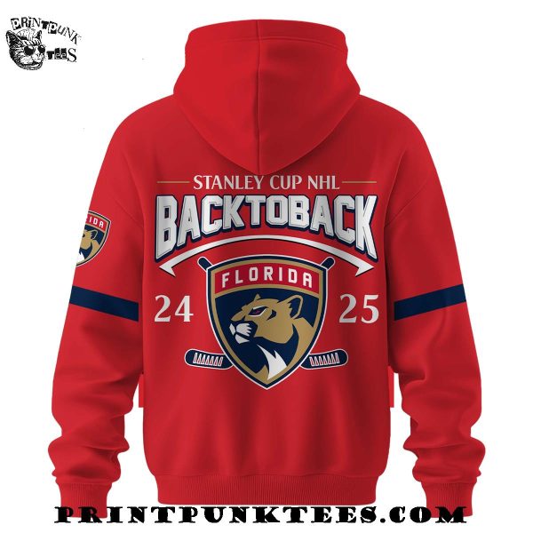 Florida Panthers Stanley Cup NHL Back To Back 2024-2025 Hoodie
