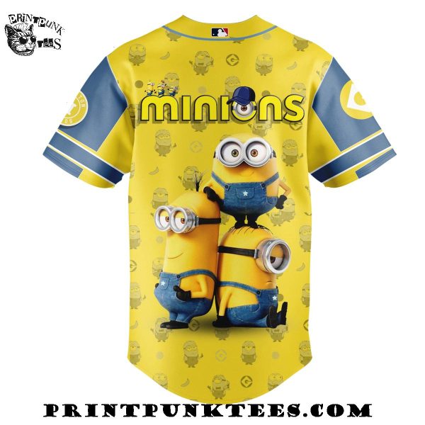 Houston Astros MLB x Minions 2025 Baseball Jersey