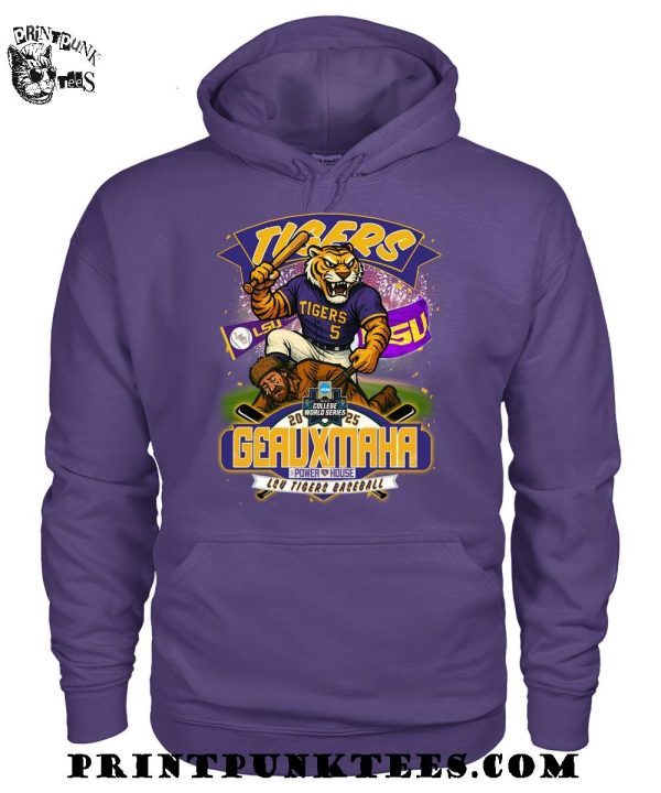 LSU Tigers Geauxmaha Power House 2025 T-Shirt