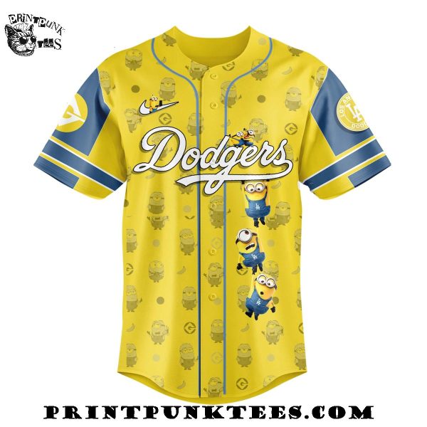 Los Angeles Dodgers MLB x Minions 2025 Baseball Jersey