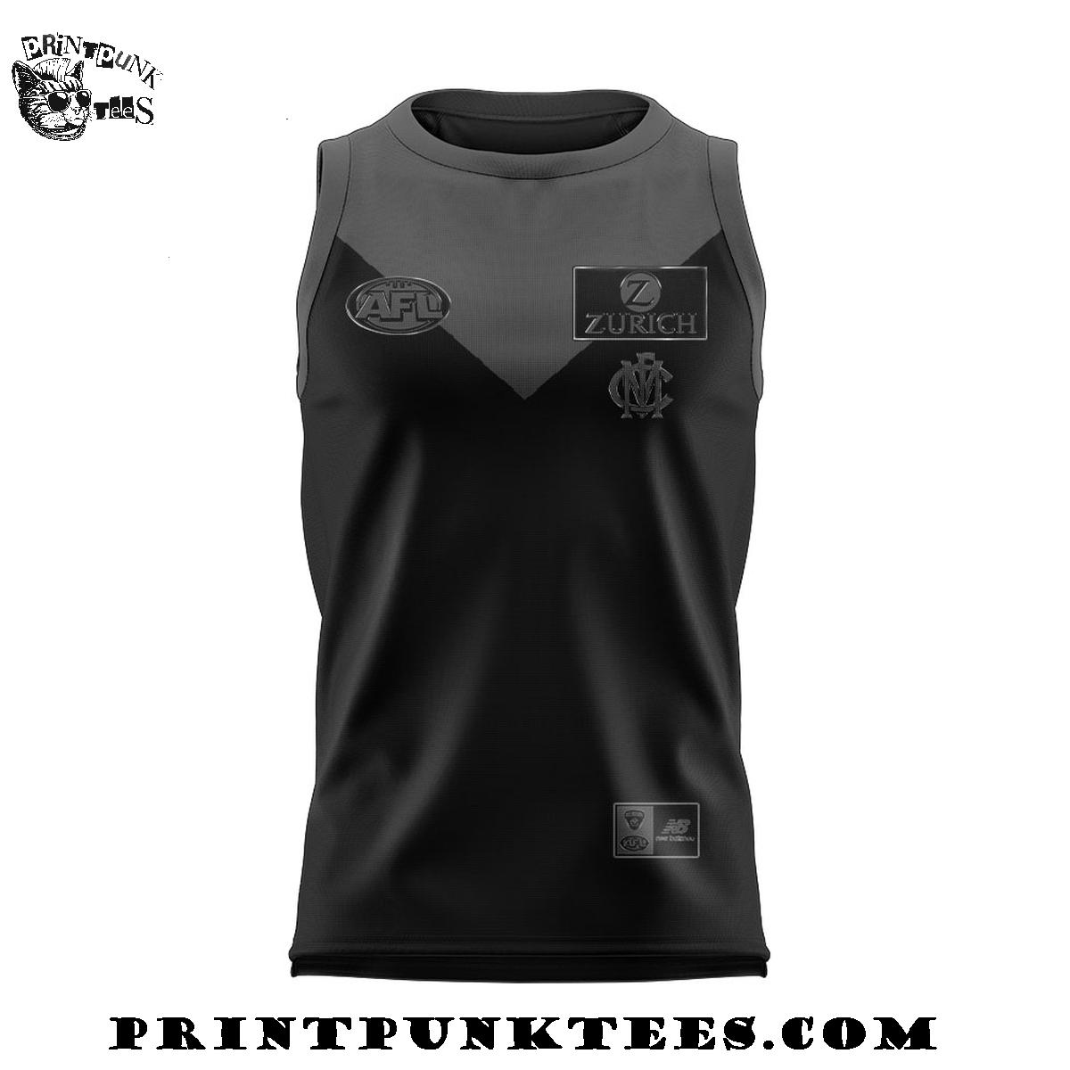Melbourne Demons Back In Black 2025 Limited Edition Basketball Jersey Melbourne Demons Back In Black 2025 Limited Edition Basketball Jersey