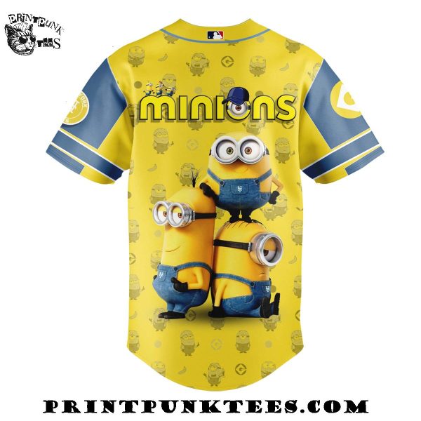 New York Mets MLB x Minions 2025 Baseball Jersey
