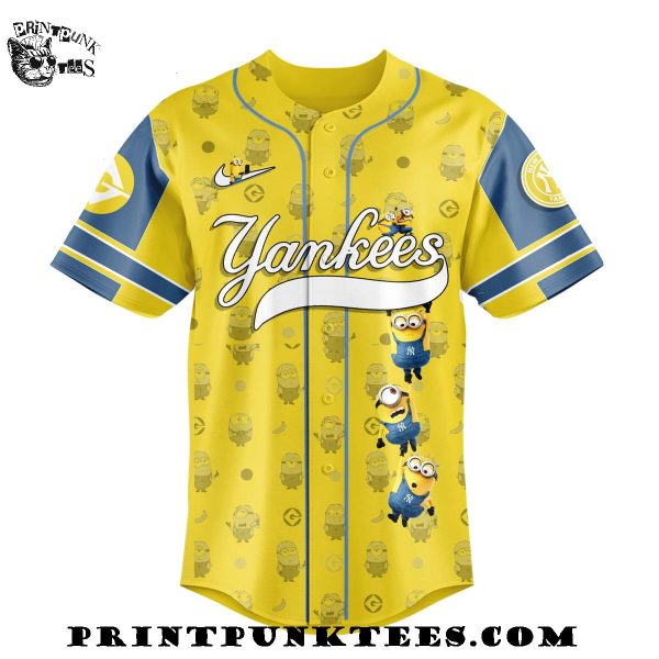 New York Yankees MLB x Minions 2025 Baseball Jersey