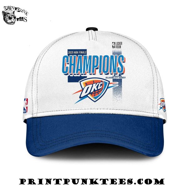 Oklahoma City Thunder 2025 National Basketball Assouciation Champions New White Hoodie