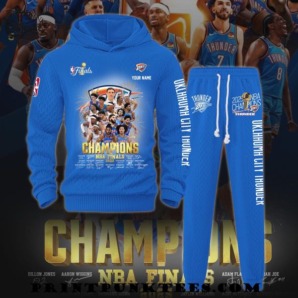 Oklahoma City Thunder Champions NBA Finals 2025 Special New Hoodie