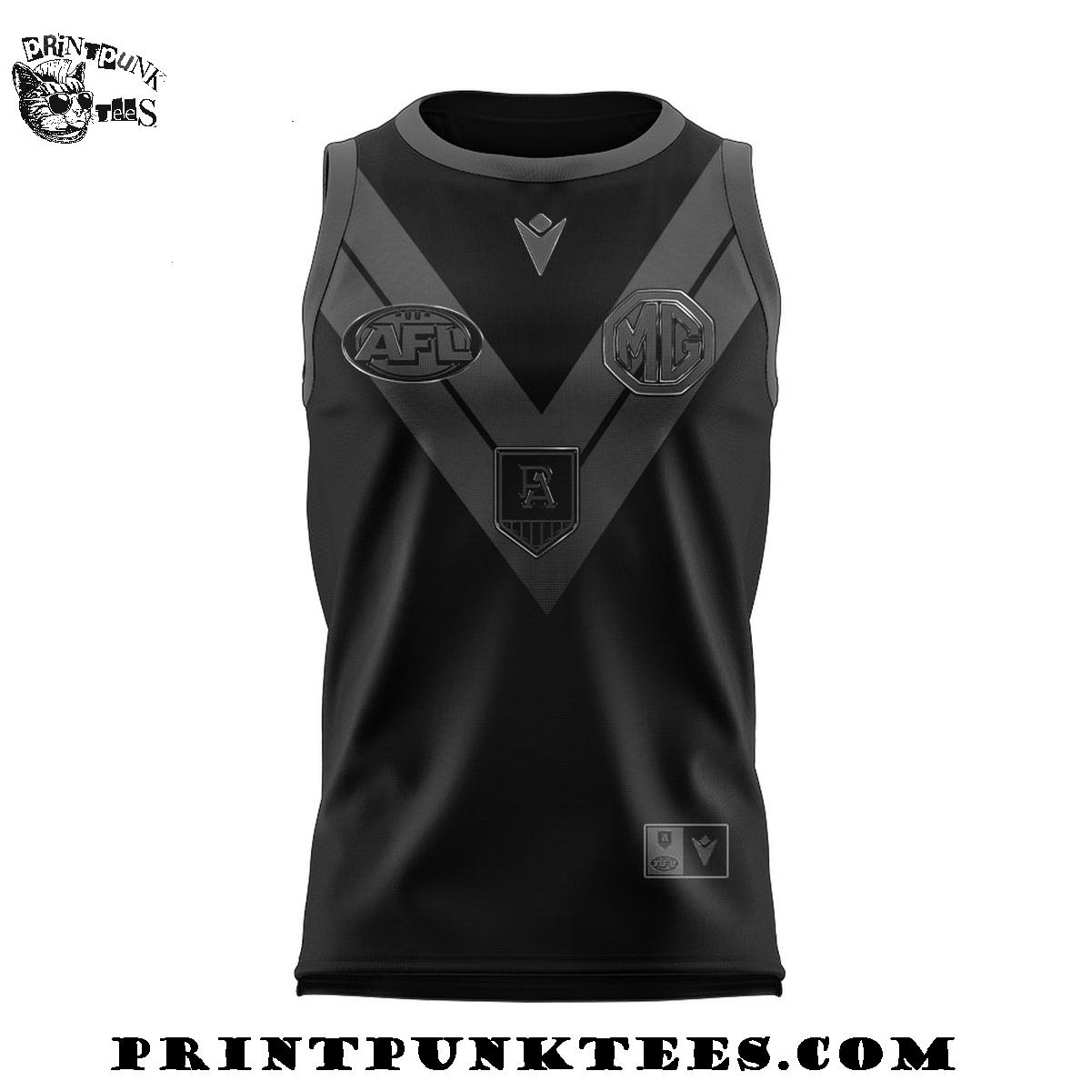 Port Adelaide Power Back In Black 2025 Limited Edition Basketball Jersey Port Adelaide Power Back In Black 2025 Limited Edition Basketball Jersey