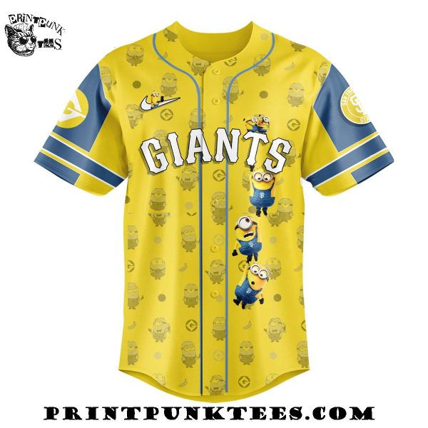 San Francisco Giants MLB x Minions 2025 Baseball Jersey