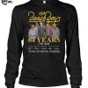 The Beach Boys 64 Years 1961 2025 Thank You For The Memories T Shirt