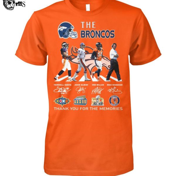 The Denver Broncos 2025 Thank You For The Memories T-Shirt