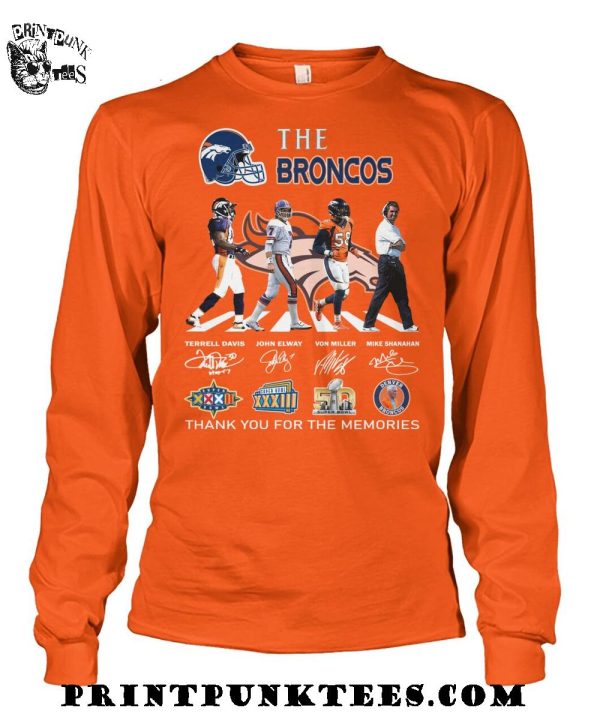 The Denver Broncos 2025 Thank You For The Memories T-Shirt