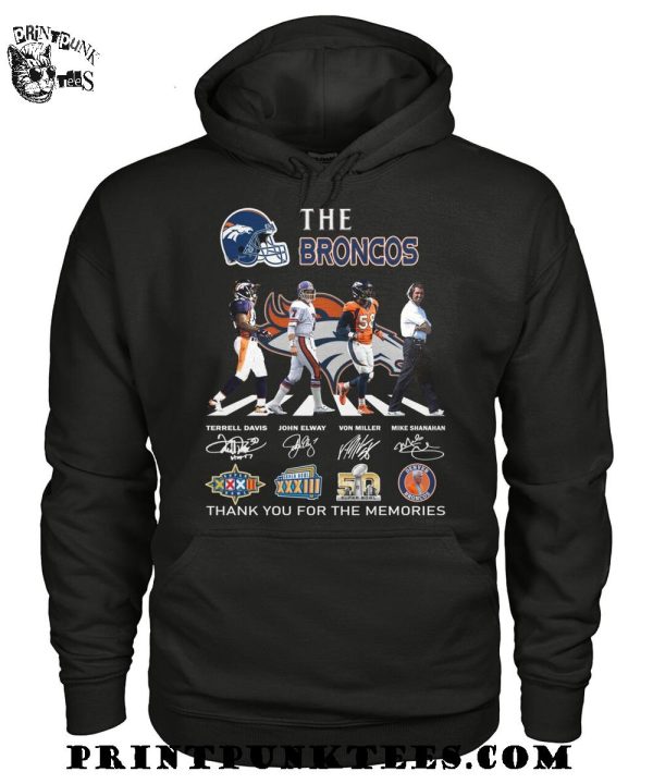 The Denver Broncos 2025 Thank You For The Memories T-Shirt