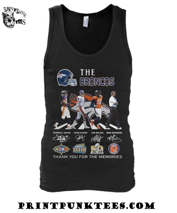 The Denver Broncos 2025 Thank You For The Memories T-Shirt