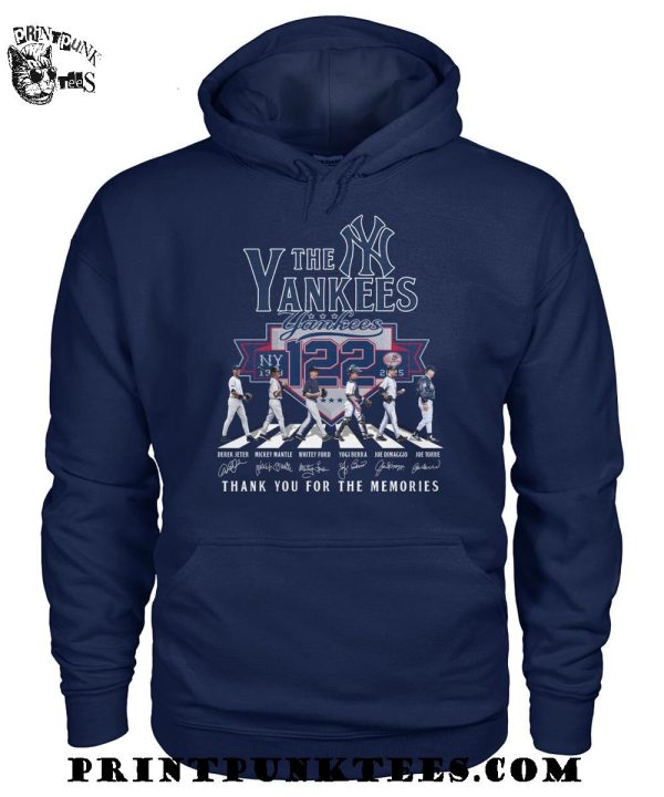 The New York Yankees 122 Years 1903-2025 Thank You For The Memories T-Shirt