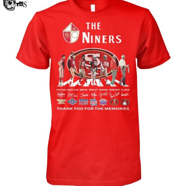 The San Francisco 49Ers Niners Thank You For The Memories T-Shirt