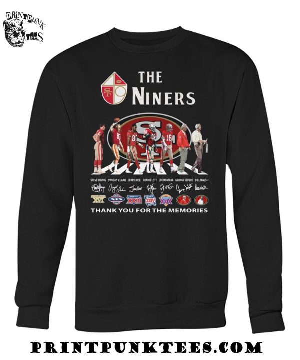 The San Francisco 49Ers Niners Thank You For The Memories T-Shirt