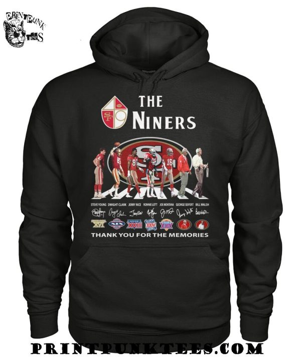 The San Francisco 49Ers Niners Thank You For The Memories T-Shirt