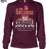 The Tampa Bay Buccaneers 50 Seasons Thank You For The Memories T Shirt