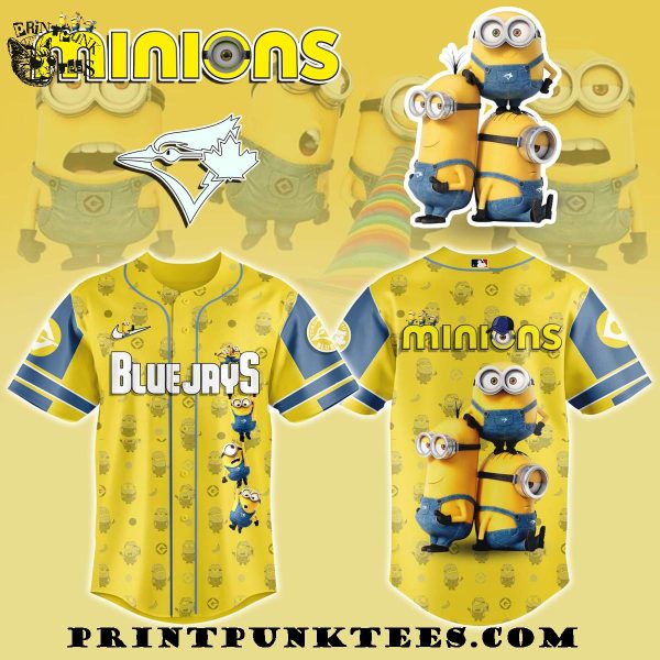 Toronto Blue Jays MLB x Minions 2025 Baseball Jersey
